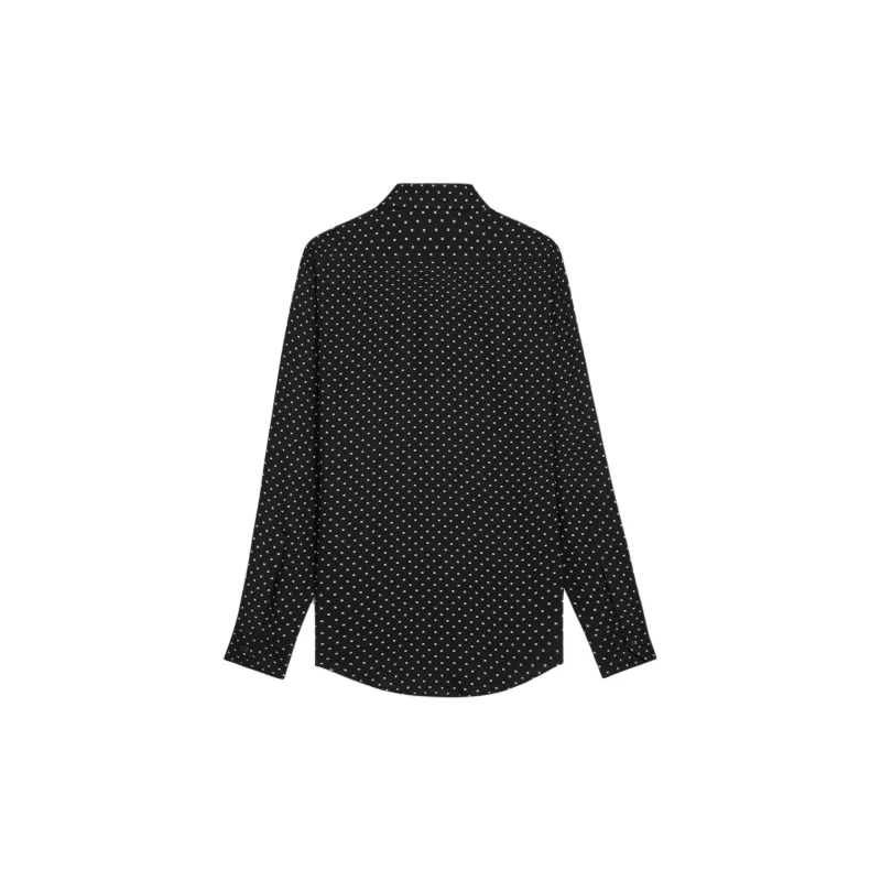 CELINE Loose Shirt In Printed Viscose-1