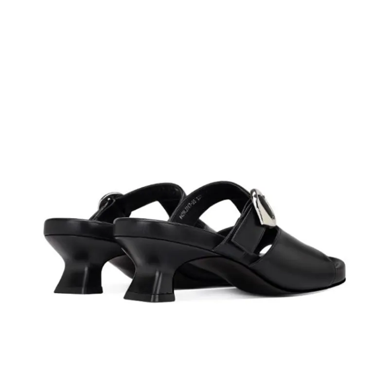 JESSICA SOPHIA Slip-Resistant Abrasion-Resistant Slide Slippers Women's Black-3