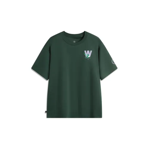 LINING Wade Collection T-Shirts Men Dark Black/Green