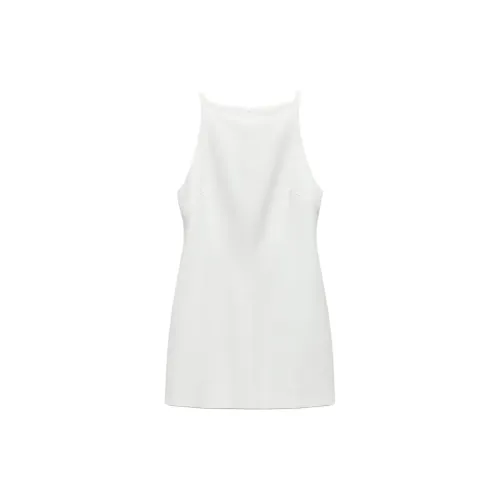 ZARA Sleeveless Dresses Women's White