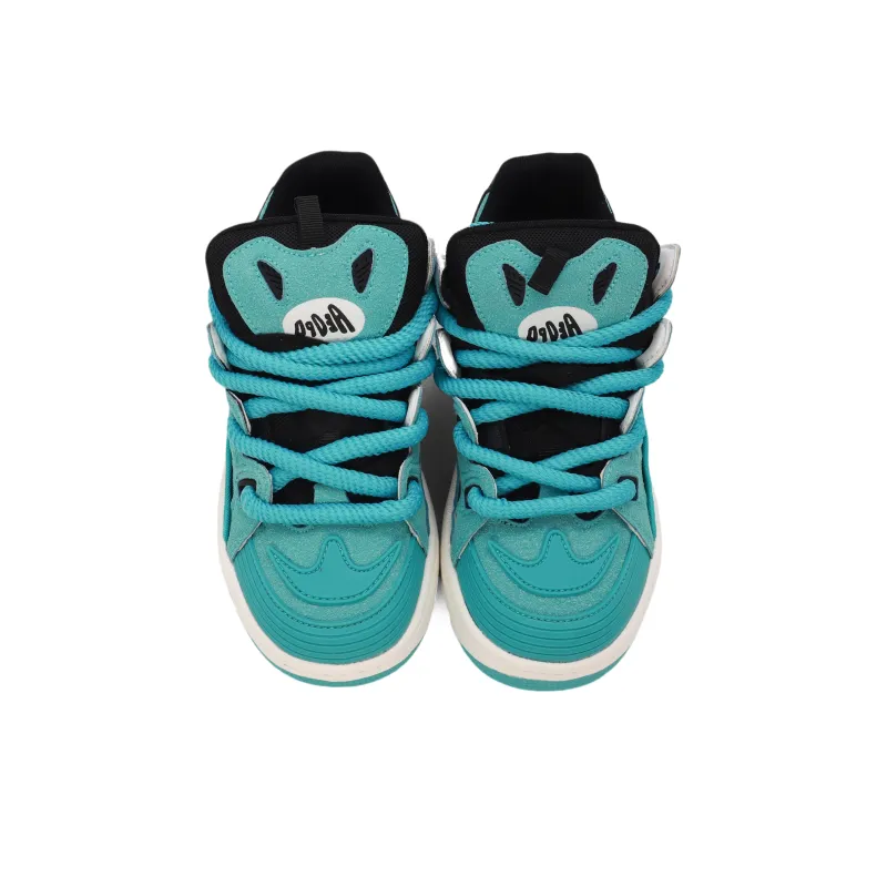 OHJC Slip-Resistant Cushioning Wear-Resistant Lightweight Breathable Low-Top Skateboard Shoes Unisex-43