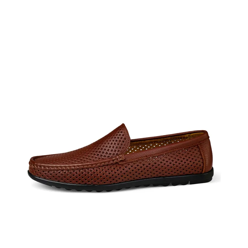 Abango Gommino Loafers Unisex Black/Brown-6