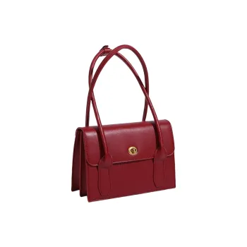 PESASRIE PU Handbag Women's Red