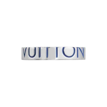 LOUIS VUITTON Metal Rings Men's Silver
