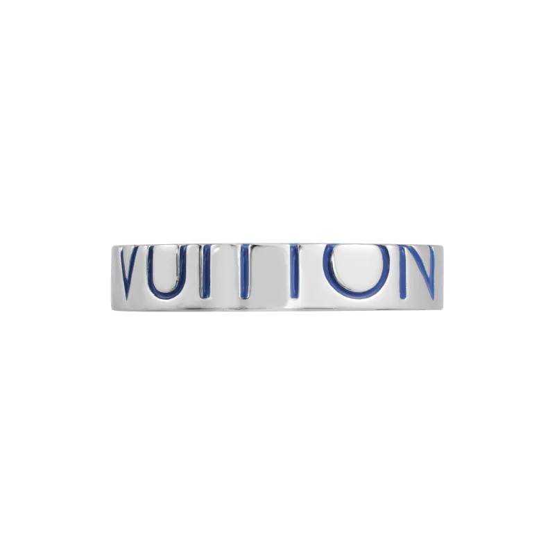 LOUIS VUITTON Metal Rings Men's Silver-0