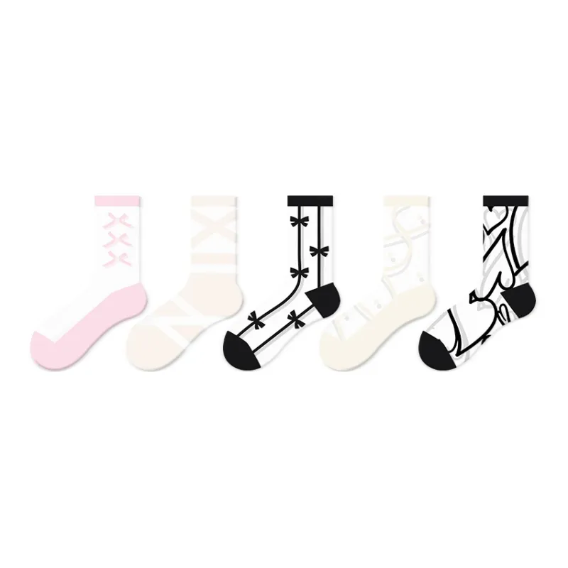 JKN Women's Mid Calf Socks-12