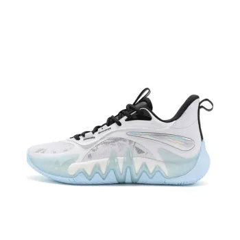 XTEP Reverse 2nd Generation Cushioning Low-Top Basketball Shoes Men's White Black