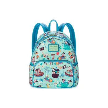 Disney Loungefly Collaboration Artificial Leather Backpack Mini Unisex Blue