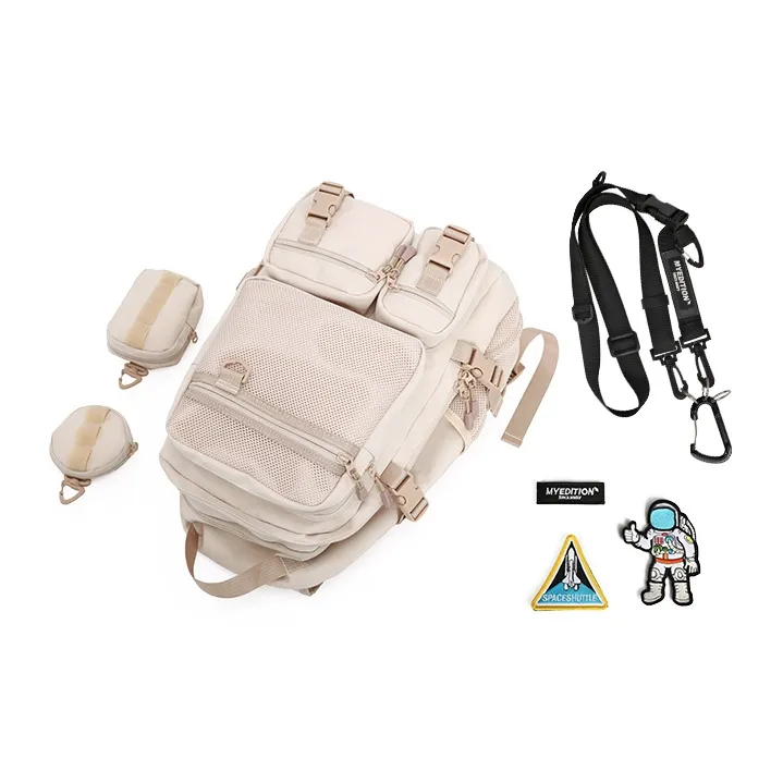 MYEDITION Oxford Backpack Regular Unisex Multicolor-0