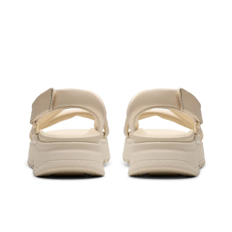 Clarks Beach Sandals Women's White-3