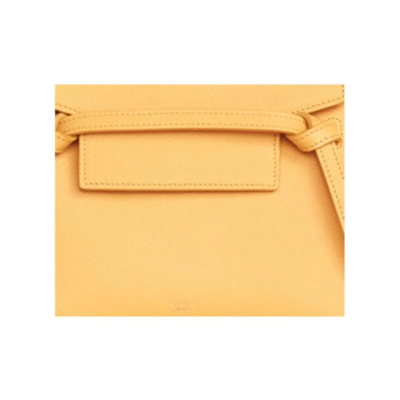 CELINE Grained Calfskin Catfish Bag Shoulder Bag Crossbody Bag Handbag Women's Golden Bowl Multicolor-3