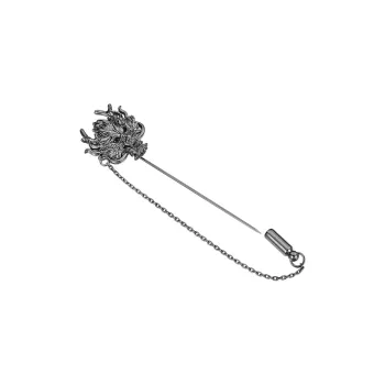 MYSH 925 Sterling Silver Brooches Men's