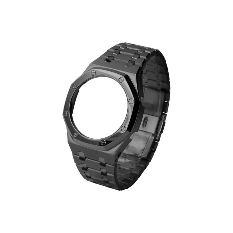 Keppot Farmer's Oak GA 2100/2110/B2100 Modified Stainless Steel Metal Mesh Strap Watch Case Unisex-3