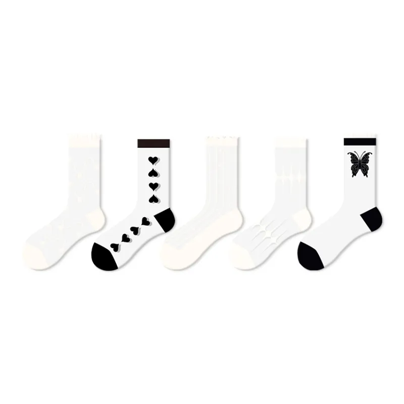 JKN Women's Mid Calf Socks-10