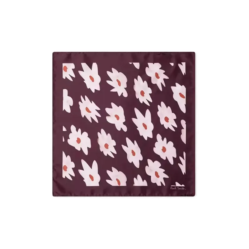 Paul Smith Silk Scarves Men's Chocolate-0