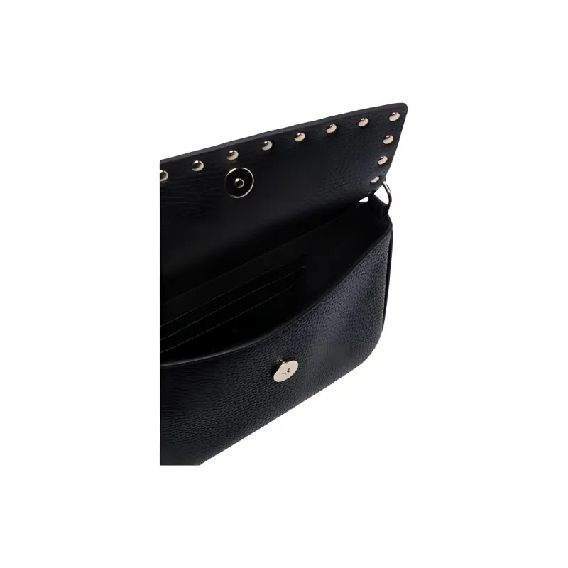 Valentino GARAVANI Cow Leather Handbag Women's Black-2
