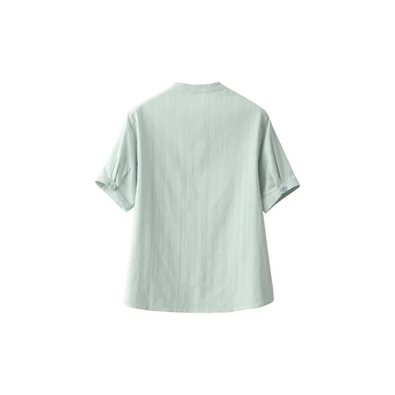 Huagaa Shirt Women's Lake Green-1