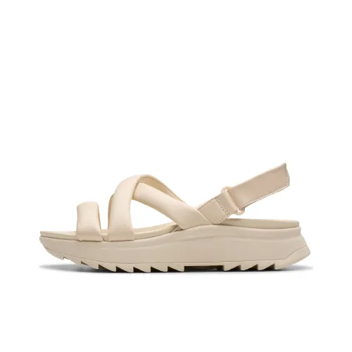 Clarks Beach Sandals Women's White