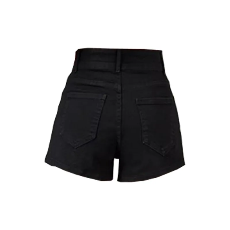 Concubine Zhu Denim Shorts Women's Black-1