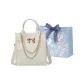 Ecru+Shopping Bag