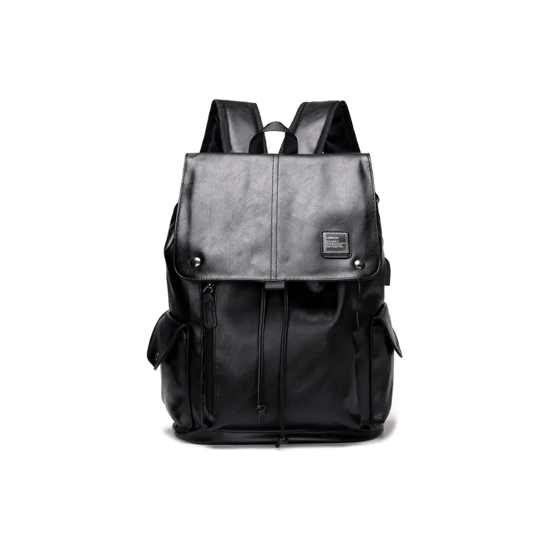Moonshine PU Leather Backpack Unisex-0