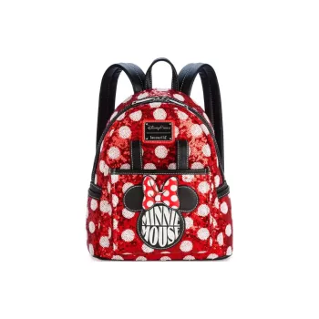 Disney Polyurethane Backpack Mini Women's Red