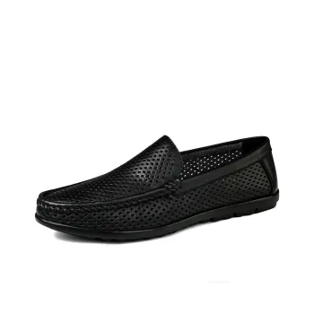 Abango Gommino Loafers Unisex Black/Brown