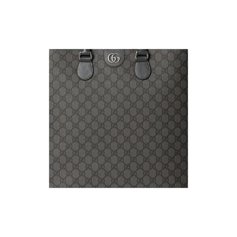 GUCCI Ophidia Supreme Canvas Canvas Bag Shoulder Bag Crossbody Bag Handbag Medium Size Unisex Dark Gray & Black-7