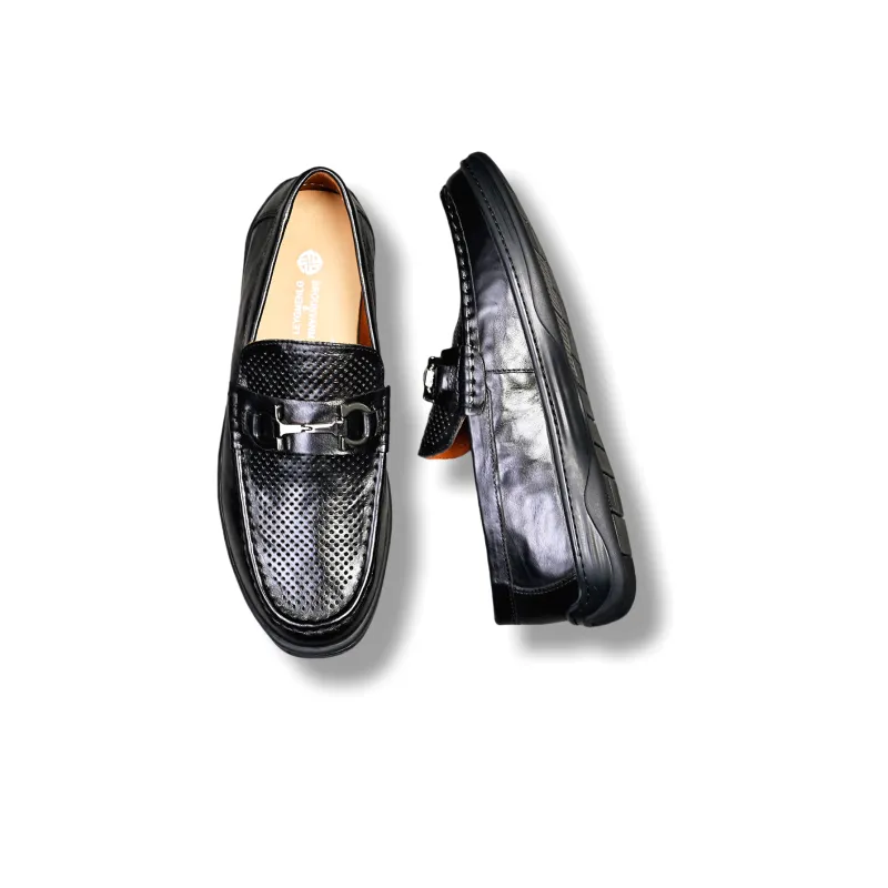 Brounvanm Loafers Men Black/Brown-5