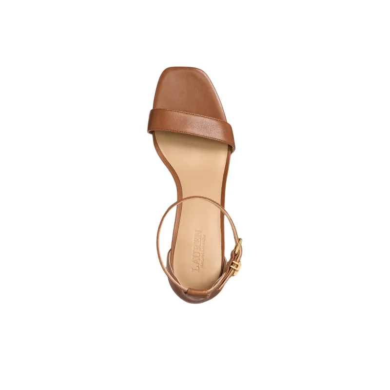 LAUREN RALPH LAUREN Logan Strap Sandals 6cm Women's Brown-3