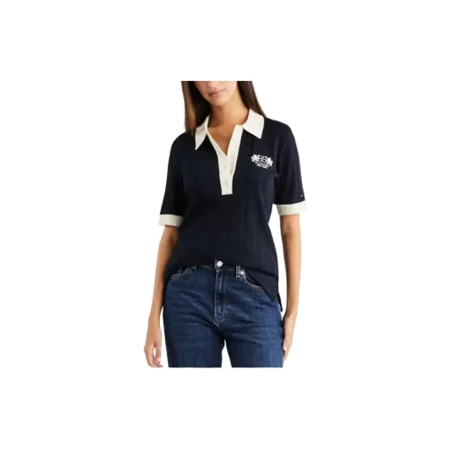 Tommy Hilfiger 1985 Series Polo Shirts Women's Black