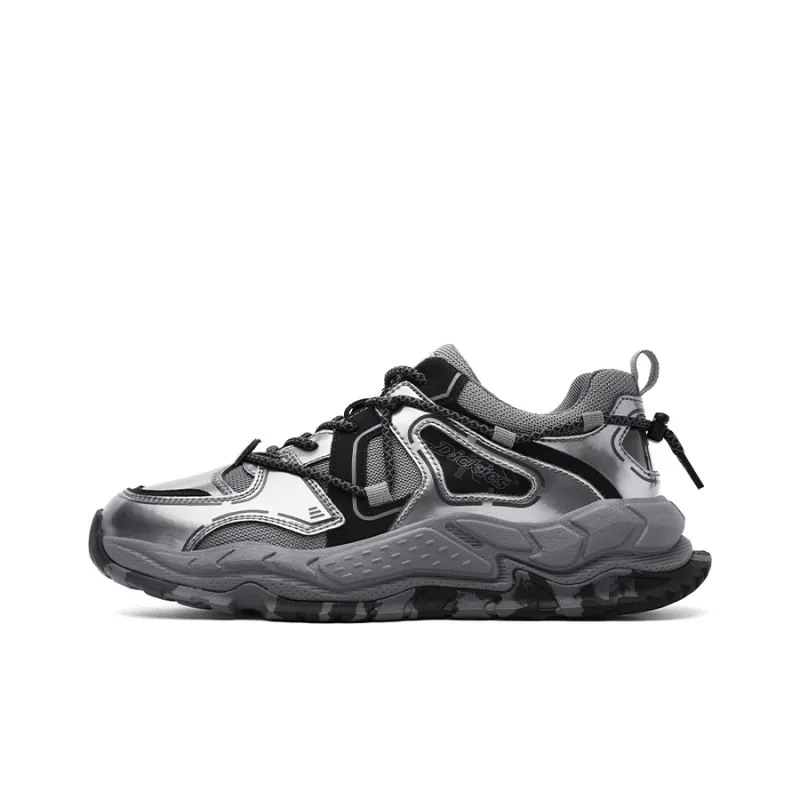 Dickies Abrasion Resistant Slip Resistant Low Top Chunky Sneakers Men's Gunmetal Gray-0