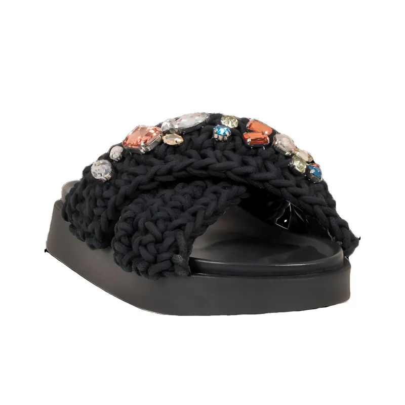 Inuikii Slide Slippers Women's Black-3