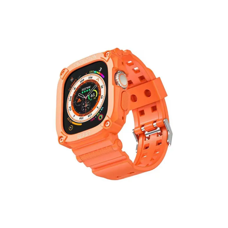 IOTS Matte Advanced Compatible Apple Watch Ultra 49 Durable Visually Sci-Fi Watch Bands 49Mm Unisex-2