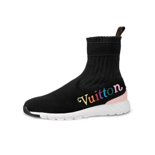 LOUIS VUITTON Aftergame Casual Shoes Women's High-Top Black