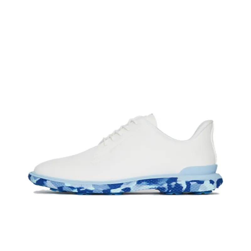 GFORE Gallivan2r Low Top Golf Shoes Men's White Blue-0