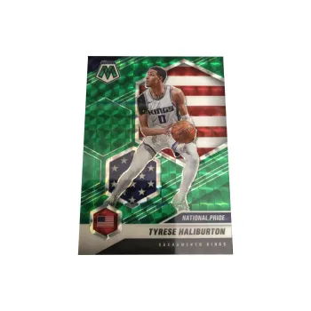 PANINI 20 21 King, Haliburton, USA Team Green Mosaic, Player Card, Card Product Access Sports Cards 1 Pc