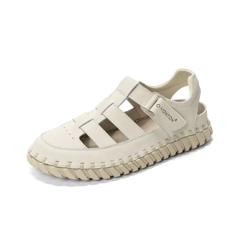 Q.VONTON Roman Sandals 2.5cm Women's Ecru-1