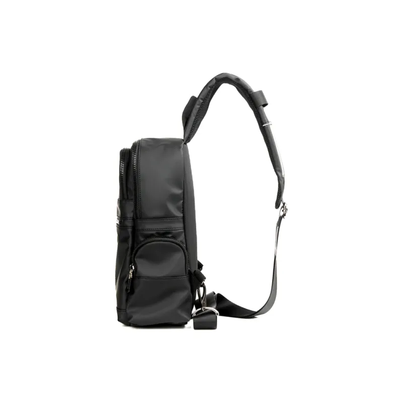 DOSRFINI Oxford Sling Bag Men's Black-2