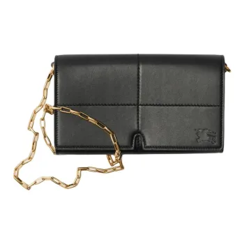Burberry Cow Leather Wallet Women's Black