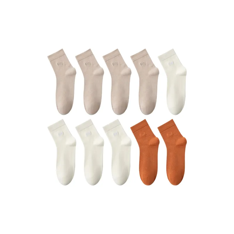 MIIOW Cool One Summer Series Mid Calf Socks Men's 10 Pack-9