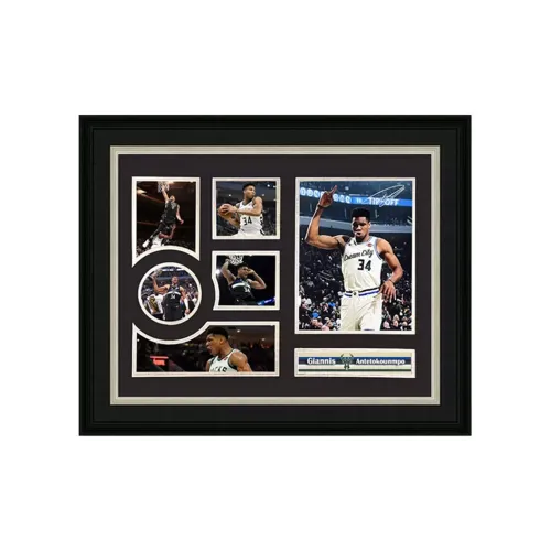 Yi Shot Photo Milwaukee Bucks Included SA Certificate Framed And Collectible