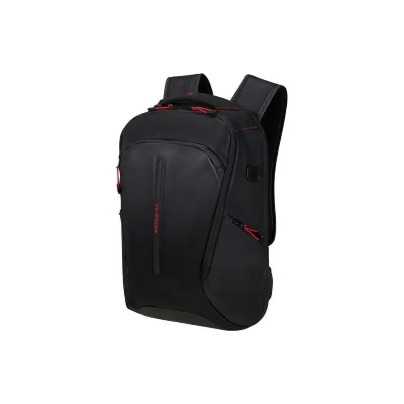 SAMSONITE Recycled Material Backpack Medium Size Unisex Black-1