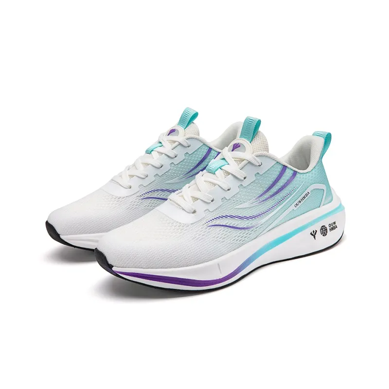 OUWENHEIMANBA Running Shoes Unisex Low Top White Blue/White Green/White Orange-2