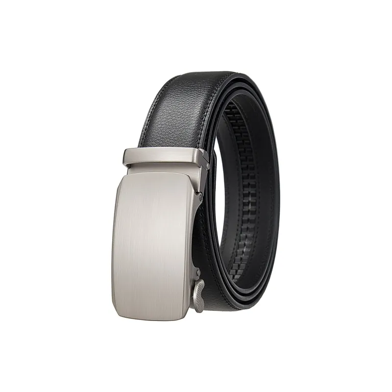 Lanza Cow Leather Belts Men's Width 3.5cm-0