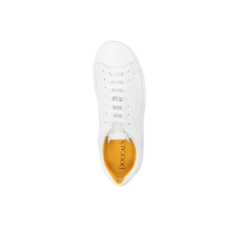 DOUCAL'S Flatform Leather Sneakers-3