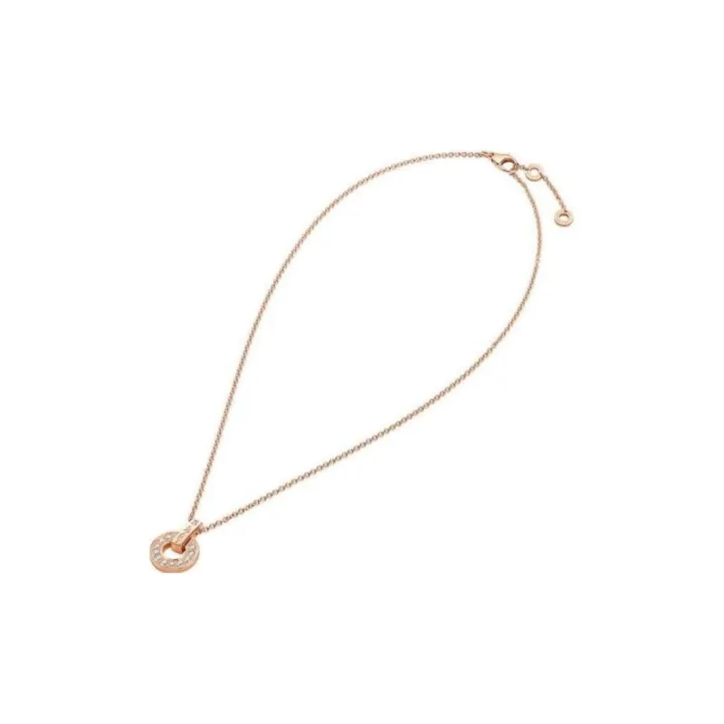 BVLGARI Bvlgari Bvlgari Diamond Necklaces Women's Rose Gold-1