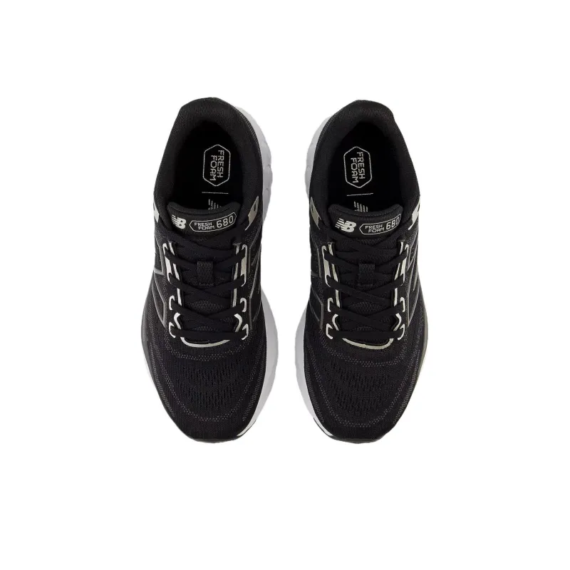 New Balance Fresh Foam 680v8 Black Light Gold Metallic Black Metallic Women's-4