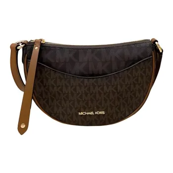 MICHAEL KORS Dover Cow Leather Crossbody Bag, Shoulder Bag Women's Brown