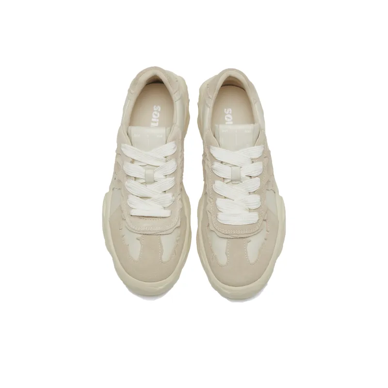 Soilios Anti-Slip And Wear-Resistant Lightweight Low-Top Skateboard Shoes Unisex Flying Sand Rice-2